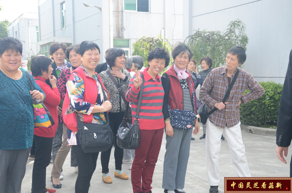 翔華社區人員到達菇新GMP加工廠