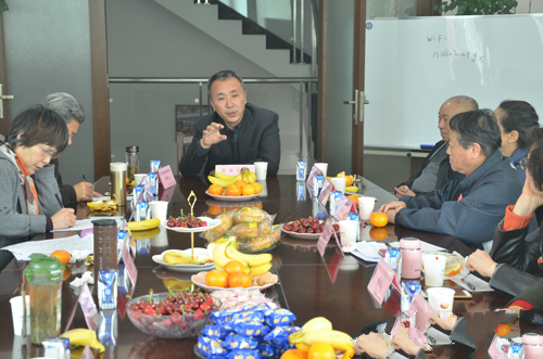 顧越峰董事長發表講話